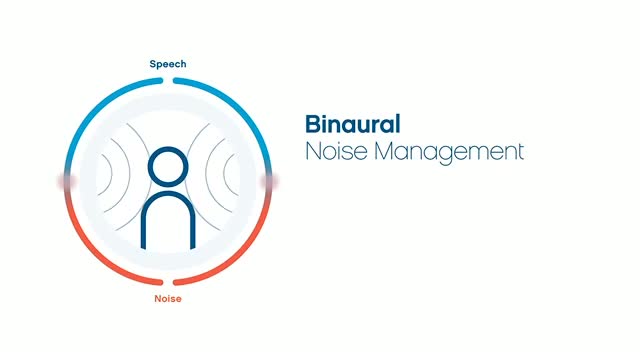 Screenshot of video on Binaural Noise Management